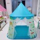 thumbnail image 2 of Los de Tul Plegable Portátil Desarrollan El Regalo Interior de Juguete Al Aire Libre - Azul Sunnimix Castillo de princesa plegable portátil, 2 of 7