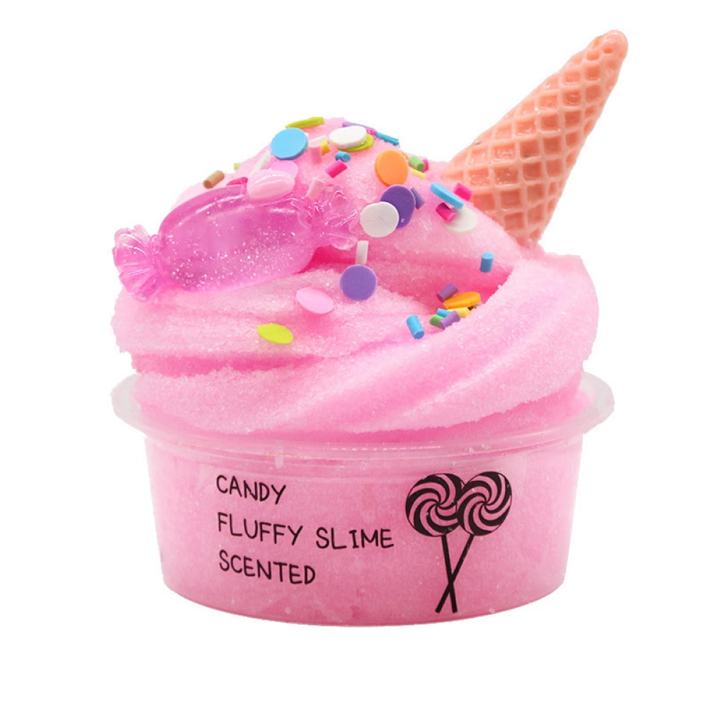 Trayknick 60ml Adult Kid Cute Candy Ice Cream Slime Clay Plasticine Mud ...