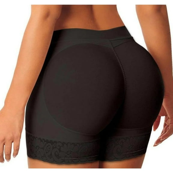 Padded Body Shaper Butt Lifter Panty in Beige