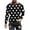 Black, variant on ZCFZJW Mens Fashion T-Shirts Polka Dot Print Fall Long Sleeve Crewneck Sweatshirts Loose Regular Fit Casual Graphic Athletic Tees Tops Black XXL