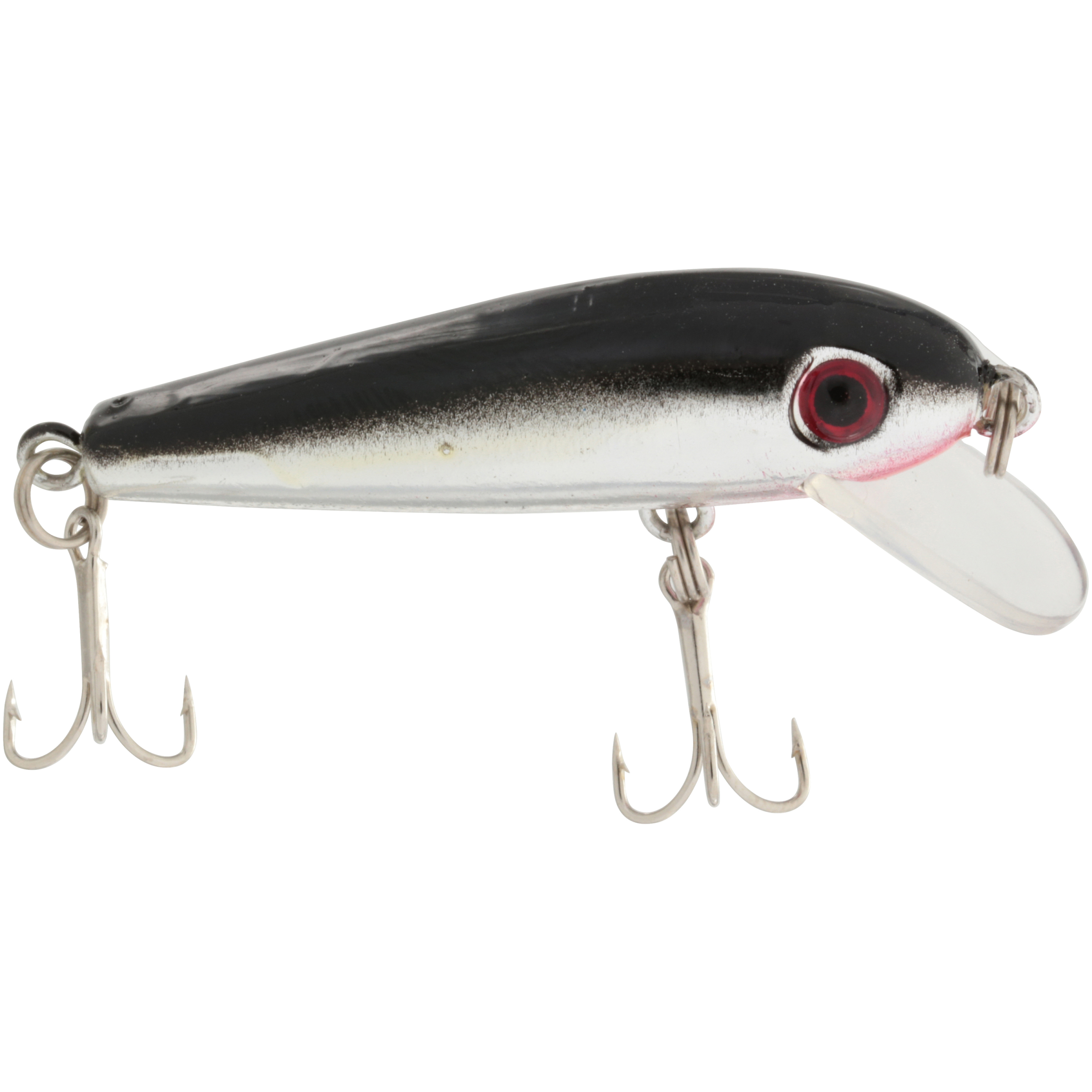 (4 pack) Creme Fishing Favorites Chrome/Black Hard Bait