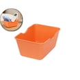 thumbnail image 1 of Dvruxg Candy-Color Storage Box – tackable Plastic Organizer with Handles for Jewelry, Office Supplies, Bathroom & Kitchen – Lightweight Desk Sorting Bin, 1 of 5