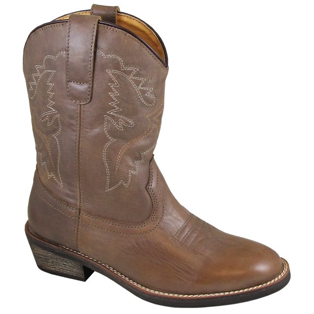 Bota de vaquero de cuero gris Grove de 8 "para mujer - Talla EE. UU.: 8.5 Smoky Mountain Boots 6035-8.5M