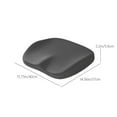thumbnail image 3 of Memory Foam Seat Cushion for Office Chair & Home - W-Shaped Coccyx Support Pillow with Pressure Relief, Non-Slip Base, Removable Cover - Gray or Beige, 3 of 6