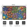 thumbnail image 5 of Pioneer Flower Floral Print Pattern Door Rugs,Washable Non Slip Door Mats Indoor,Decorative Door Mats,Entry Mat Indoor for Entrance,Bedroom,Kitchen,Bathroom,30"x17", 5 of 6