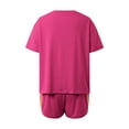 thumbnail image 3 of MAIHAN Womens Two Piece Outfits Spring Outfits for Women Shirt and Short Outfit Cute 2 Piece Outfits for Women Cotton Outfits Sets, 3 of 4