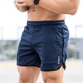thumbnail image 1 of Pantalones cortos deportivos para hombre, de malla fina, de secado rápido, informales, transpirables, para correr, de talla media, 1 of 5