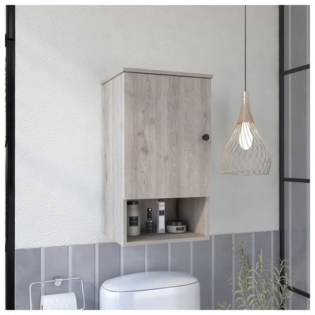 Alaska Medicine Cabinet, With Three Storage Shelves, Single Door Cabinet