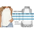 thumbnail image 5 of MOSHU Racerback Tank Tops for women Halter Casual Cami Sleeveless Summer Tops, 5 of 9