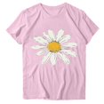 thumbnail image 4 of Pohista Cotton Tops for Women Loose Fit Oversized Tshirts for Women Summer Blouses with Sleeves Short Sleeve Shirts for Women Button down, 4 of 4