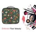 thumbnail image 6 of FORMRS Travel Makeup Bag Large Capacity Train Case Cosmetic Organizer with Adjustable Dividers, Forest Mushroom Pattern, 6 of 8
