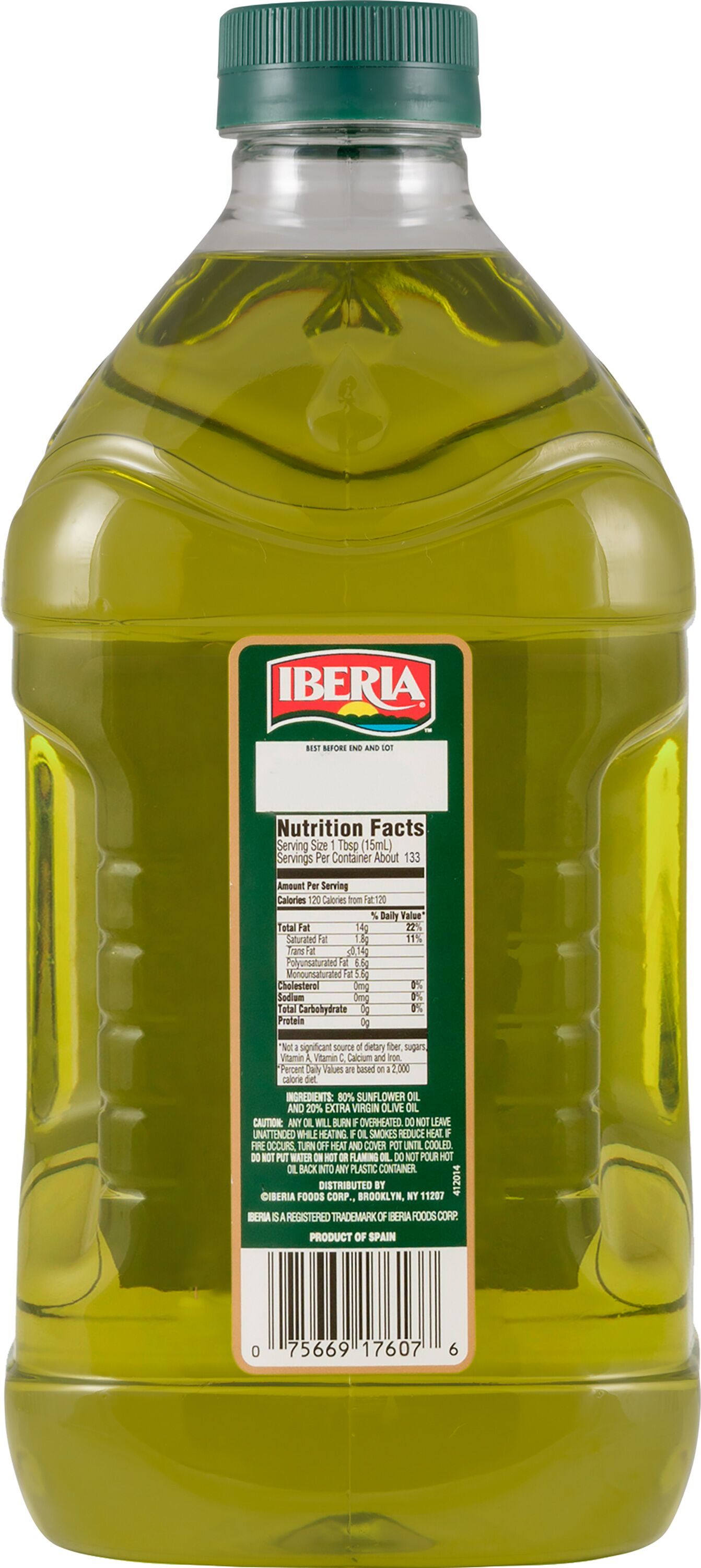 Iberia Extra Virgin Olive Oil & Sunflower Oil, 68 oz - image 2 of 2
