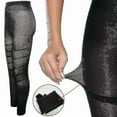 thumbnail image 3 of Slimming Anti Cellulite Compression Leggings Leg Shaper High Waist Black Pants, 3 of 5