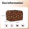 thumbnail image 5 of Gaeub Thanksgiving Turkey Print 2 Slice Toaster Cover, Toaster Bags,Small Appliance Toaster Cover for Kitchen,Toaster Oven Dustproof Cover, 5 of 7
