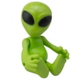 thumbnail image 3 of Space Adventure: Alien Figurine - 4 Articulated Points, 3" Vibrant Green Sci-Fi Alien, Posable Action Figure, Cosmic Toy, Classic Design, Kids Ages 3+, 3 of 7