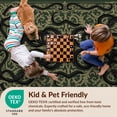 thumbnail image 4 of Design&I 8'x10' Ultra Soft Area Rug, Snake Gothic Round Ornate Moody Symmetrical Goth Witchy Witch None Fluffy Washable Non Shedding for Bedroom Living Room Under Sectional, 4 of 7