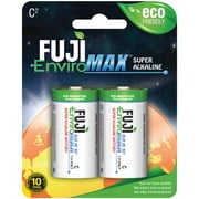 Fuji Batteries 4200BP2 EnviroMax C Super Alkaline Batteries, 2 pk