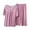 Pink, variant on Oalirro Capri Pajamas for Women Set Casual Long Sleeve Top with Long Pants Homewear 2 Piece PJ Sets Purple,L