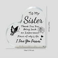 thumbnail image 5 of Sister Gifts from Sister Birthday Gift Ideas, Big Little Sister Gifts from Brother Soul Sister Mothers Day Gifts for Unbiological Sister, Sister Definition Acrylic Plaque Desk Signs, 5 of 6