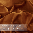 thumbnail image 6 of NICETOWN Burnt Orange Pillow Covers 18"x 18" Set of 2, Thick Soft Velvet Fabric Zippered Pillowcases for Bed/Couch/Sofa Decorative, 6 of 6