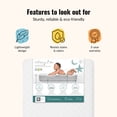thumbnail image 3 of Dream On Me Snug Support Crib and Toddler Mattress, White, 3 of 8