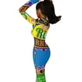 thumbnail image 6 of Rio Carnival Poster Frame Brazil Carnaval Mask Show Parade Half Dleeve Split Dress Elegant gown, 6 of 6