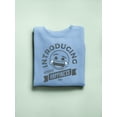 thumbnail image 3 of Introducing Happiness - Retro Laughing Emoji Women's Sweatshirt, 3 of 4