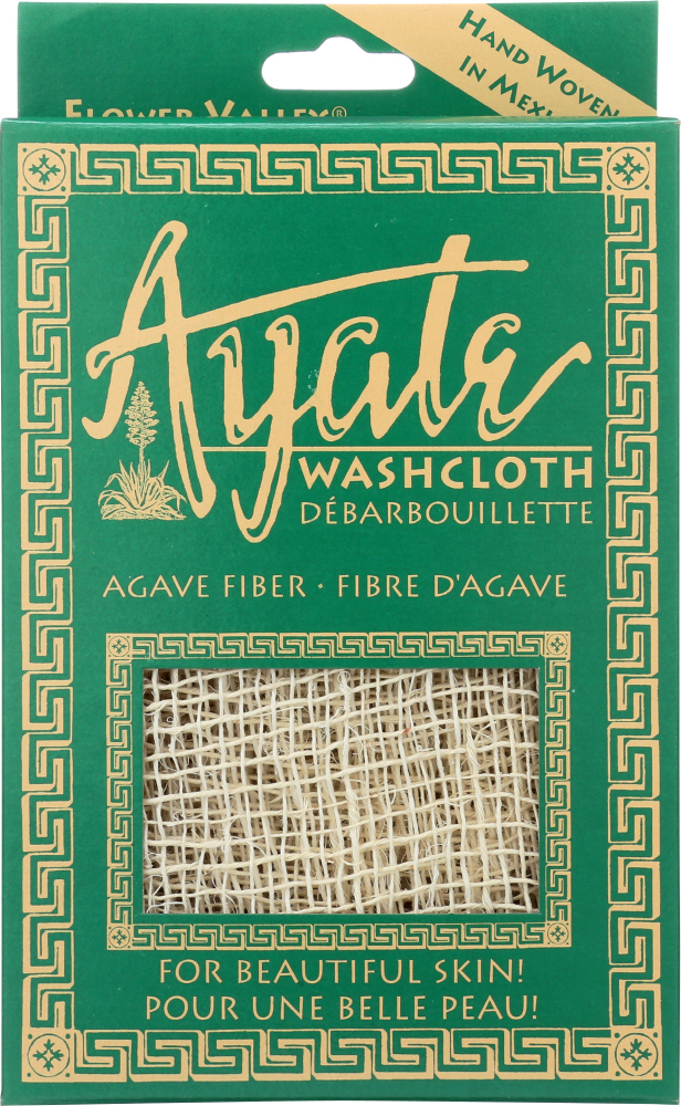 YAME Ayate Washcloth Natural Agave Fiber, 1 ea, Only 1 Pack