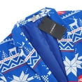 thumbnail image 4 of Men's Christmas Blazer Jacket Xmas Funny Ugly Casual One Button Holiday Suit, Snowflake Blue, 2XL, 4 of 8