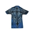 thumbnail image 2 of Konflic Men's Giant Cross Graphic MMA Muscle T-Shirt - Turquoise - Small, 2 of 2
