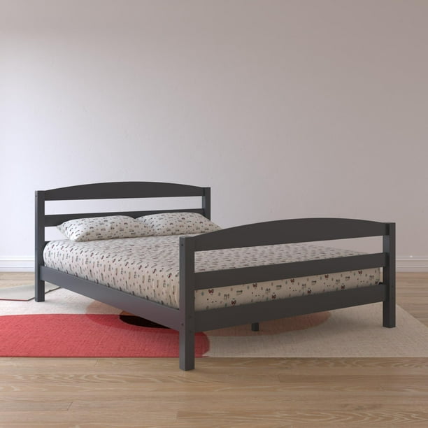 Featured image of post Wooden Bed Frames Full Walmart - Product titlekarmas product full size bed frame with white headbo.