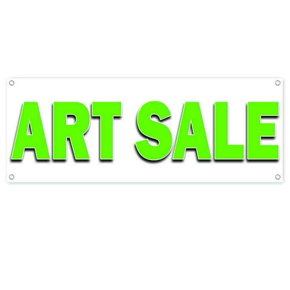 Art Sale 13 oz Vinyl Banner With Metal Grommets