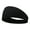 Black, variant on Elastic Hair Bands Workout Sports Headbands Sweatband for Men Women