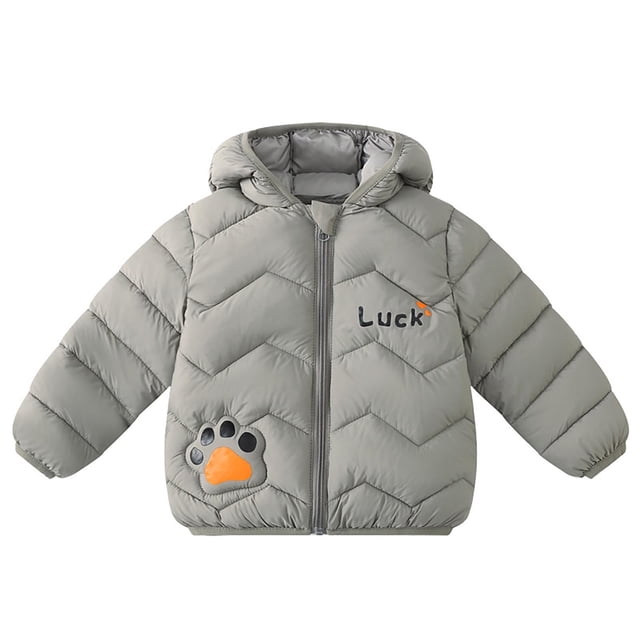 Boys Lightweight Warm Down Padded Jacket Winter Coat Kids With Comfortable Soft