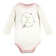 thumbnail image 3 of Hudson Baby Cotton Long-Sleeve Bodysuits, 3-Pack, Newborn- 24 Months, 3 of 5