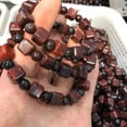 thumbnail image 4 of HOOUN Dragonblood Stone Bead Bracelet Yoga Bangle Prayer Lucky Yoga Bead Jewelry, 4 of 5