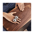 thumbnail image 3 of Finger Bell Tambourine Hand Rattle Suitable for Cajon Drum African Drum and Other Percussion Instruments, 3 of 5