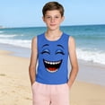 thumbnail image 5 of YHAJDS Boys Athletic Performance Muscle Tank Top Print Sleeveless Round Neck Vest for Active Boys 3-15 Years, 5 of 5