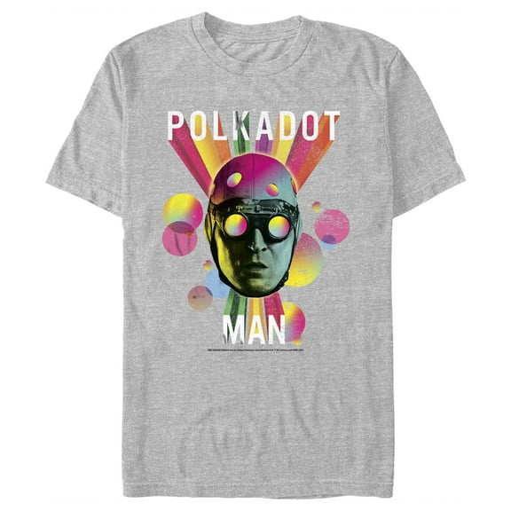 Men's The Suicide Squad Polka-Dot Man  Graphic Tee Athletic Heather Large