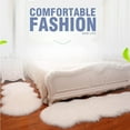 thumbnail image 4 of Artificial Sheepskin Long Hair Carpet Floor Wool Fluffy Soft Mat Soft Faux Fluffy Shaggy Rugs Home Decor, 4 of 9