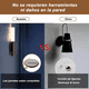 thumbnail image 2 of 2pcs Aplique Lampara Led Recargable Con Sensor De Movimiento Belug, Café Blanco, 2 of 5