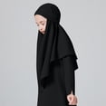 thumbnail image 6 of OGLCCG Girls Muslim Abaya Prayer Dress with Hijab 2pcs Solid Color Islamic Middle East Arab Dubai Dress Soft Ramadan Eid Clothes 4-12 Years, 6 of 8