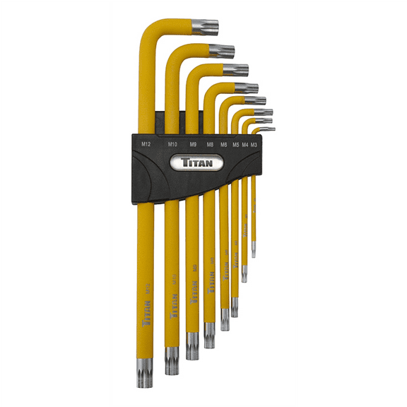 Titan Extra-Long Triple Square (XZN) Key Set, 8-Piece