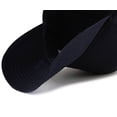 thumbnail image 6 of Adjustable Baseball Big Hats - Navy, 6 of 7