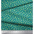 thumbnail image 3 of Soimoi Green Cotton Duck Fabric Leaves Print Sewing Fabric Yard 42 Inch Wide, 3 of 3