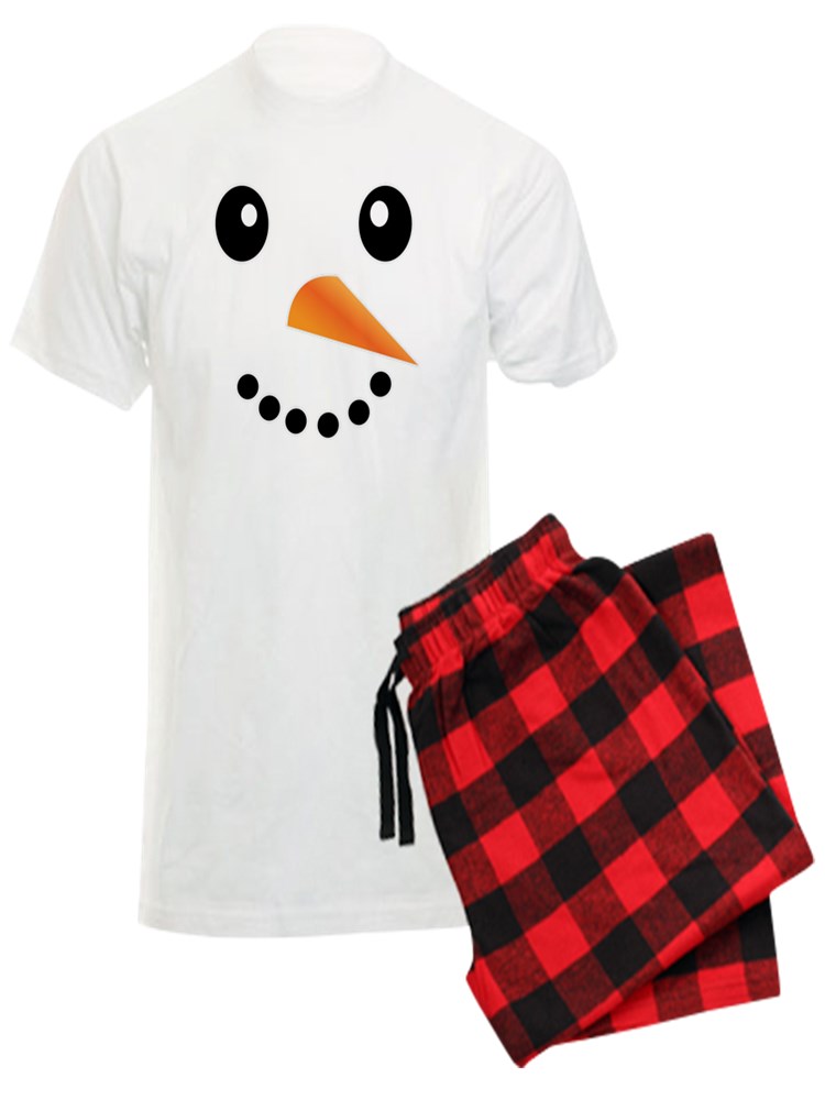 CafePress - FROSTY SNOWMAN FACE - Men's Light Pajamas - Walmart.com