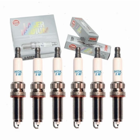 Pack of 6 NGK Iridium IX Spark Plug OEM Replacement For BMW Buick Cadillac Chevrolet Oldsmobile Pontiac Chevy 320i 640i 650i M3 M6 3.0 4.4 6.6 2.0 6.0 5.0 3.0L 4.4L 6.6L 2.0L 6.0L 5.0L L4 L6 V8 V12
