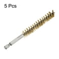 thumbnail image 3 of 5Pcs Bore Brush Brass 13mm Dia Cleaning Bronze Wire Brush Tube Pipe Cleaner with Handle 1/4 Inch Hex Shank, 3 of 6