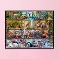 thumbnail image 2 of Cuadros Decorativos Libro de vida silvestre de punto de cruz completo 11CT impreso DIY bordado hecho a mano arte de pared Ehuebsd  Nuevos Originales, 2 of 8