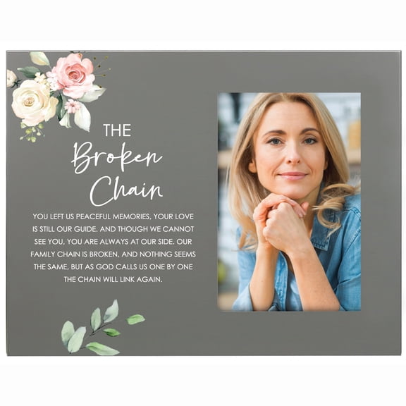 LifeSong Milestones Memorial Picture Frame for Sympathy Gifts - The Broken Chain